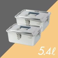 그린킵스 올스텐밀폐용기 김치통 5 4L SSL x 2개