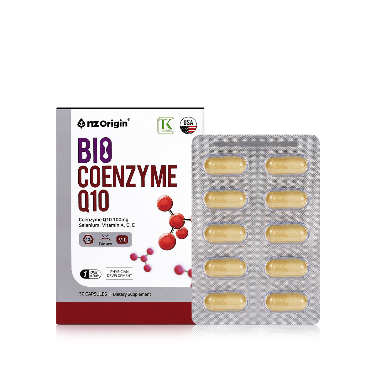 엔젯오리진 바이오 코엔자임큐텐 750mg x 30캡슐
