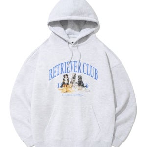[리트리버클럽] RETRIEVER FRIENDS HOODIE [MELANGE GRAY] RCCOTO406MG