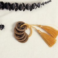 [에스엠파티] 고급엽전 5개 전통장식 매듭엽전 돌잡이