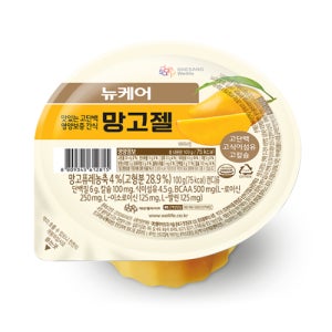 [본사공식몰] 뉴케어 망고젤 대상웰라이프 어르신 노인 시니어 영양간식 100g x 50입