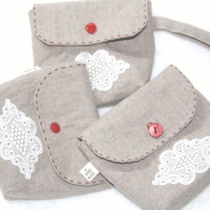 👝깔끔+심플+노멀한 생리대파우치/미니파우치, 누에보