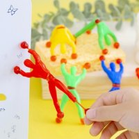 벽타는 스파이더맨 찐득이 말랑이 스트레스 해소 장난감 가족 추억 놀이 10p  10개 1SET(색상랜덤)