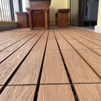 DIY 조립식 발코니 베란다 나무 마루 타일 데크 바닥재 맞춤 제작하다 야외 바닥