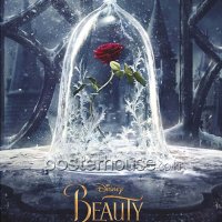포스터 61x91 - 미녀와 야수 Beauty The Beast Rose Advanced