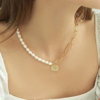 앵브록스 로제 kelly coin necklace 3TYPE