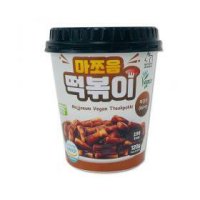 비건인증 컵떡볶이 짜장맛 마쪼음 국물 쌀떡볶이