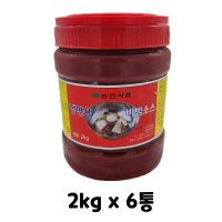 농민식품 비빔장 2kg Χ 6통