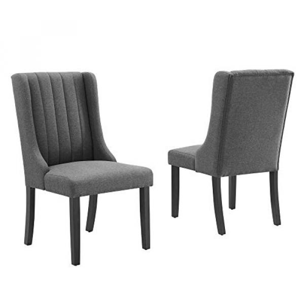 Gray Dining Chairs Chair Modern, Roundhill Furniture Biony Gray Fabric Dining Chairs With Nailhead Trim