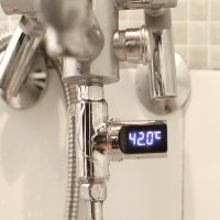 신생아 아기 유아 목욕물 측정 디지털 LED 물 온도계 샤워기 온도 체크