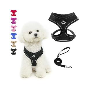 XS, Blue Vetasac Dog Vest Harnesses Adjustable Breathable Corduroy Straps Pet Walking Harness for Small Medium Dogs JD002 