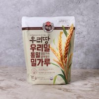 CJ 백설 우리땅 우리밀 통밀 밀가루 750g