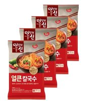 동원 면발의 신 얼큰칼국수 268g x 4개 즉석 캠핑