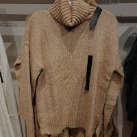 바나나리퍼블릭 여성 CAMEL OVERSIZED TURTLENECK SWEATER