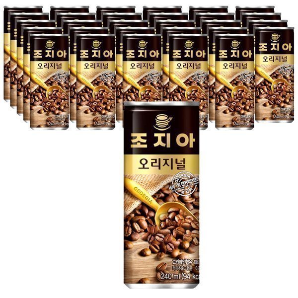 조지아커피 조지아 오리지날 캔음료 캔커피