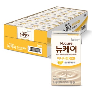 [본사공식몰] 뉴케어 미니 바나나맛 150ml (24팩) 노인영양식 건강식 빨대