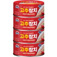 사조 고추참치 안심따개  150g  4개