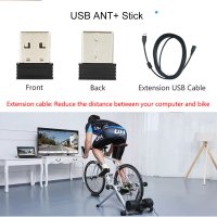 Cycplus ANT USB 스틱 무선 송신기 수신기 동글 연장 케이블 사이클링 자전거 액세서리 Garmin Zwift 어댑터 용