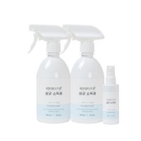 엄마랑아기랑 토이클리너 살균소독제 500ml x 2p + 70ml  1세트