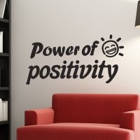 코이핀즈 power of positivity 영어 레터링 인테리어 스티커