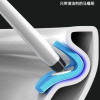 사각지대 없이 별걸이 일회용 변기 브러쉬 가정용 화장실 청소용 브러시 세트 웅덩이