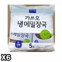 FK 면사랑 가쓰오냉메밀장국 300g X6