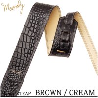 무디 Moody 스트랩 Leather Gator 2 5인치 STD BR CR