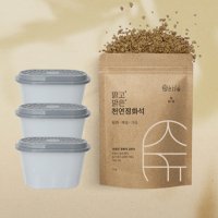 온다숲 천연 반영구 방습제 옷장 제습제 집안 장마철 습기제거제 만들기 500g + 용기 3개