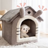 강아지집 이글루 고양이 숨숨집 하우스 겨울집 애견 강아지 텐트 이불 동굴집kennel