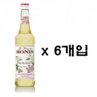 모닌 천연 엘더플라워향 시럽(700ml)-1박스(6개입)