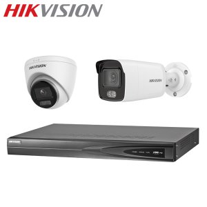 [IP-4M] QHD 400만화소 24시간 컬러 IP CCTV 자가설치 세트 /녹화기+카메라 /영상.전원을 랜선 하나로 연결