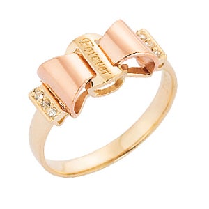 14K/18K 리본타이 애끼반지