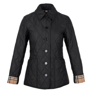 버버리 여성 다이아몬드 퀼팅 재킷 8049866 (BLACK)