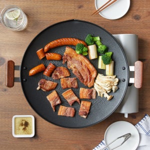 [자주] 우드 핸들 인덕션겸용 그리들 35CM - 기타 (J71N9010420)