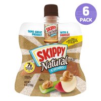 스키피 스퀴즈 내츄럴 크리미 피넛버터 땅콩잼 SKIPPY 170g 6팩