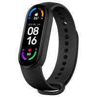 만보계 손목시계만보계 Mi Band 6 세대 NFC 버전 전체 화면 방수 스마트 스포츠 심박수 보수계 블루투스 밴드 5 업그레이드 버전