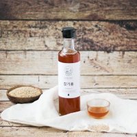 고소한 향과 맛 국산 참기름 300ml 가정용 저온압착 참기름