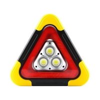 쏠라 LED 차량용 삼각대 비상 경고 사고 차량 안전 캠핑 램프 (대형)
