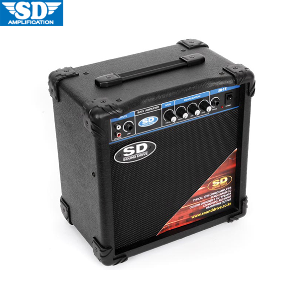 사운드드라이브 베이스기타 앰프 SB15 15W BASS AMP
