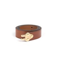 RIFLE SLING LEATHER BELT (brown)