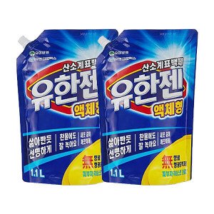 유한젠 유한젠 산소표백제 액체형 리필 1.1L x2