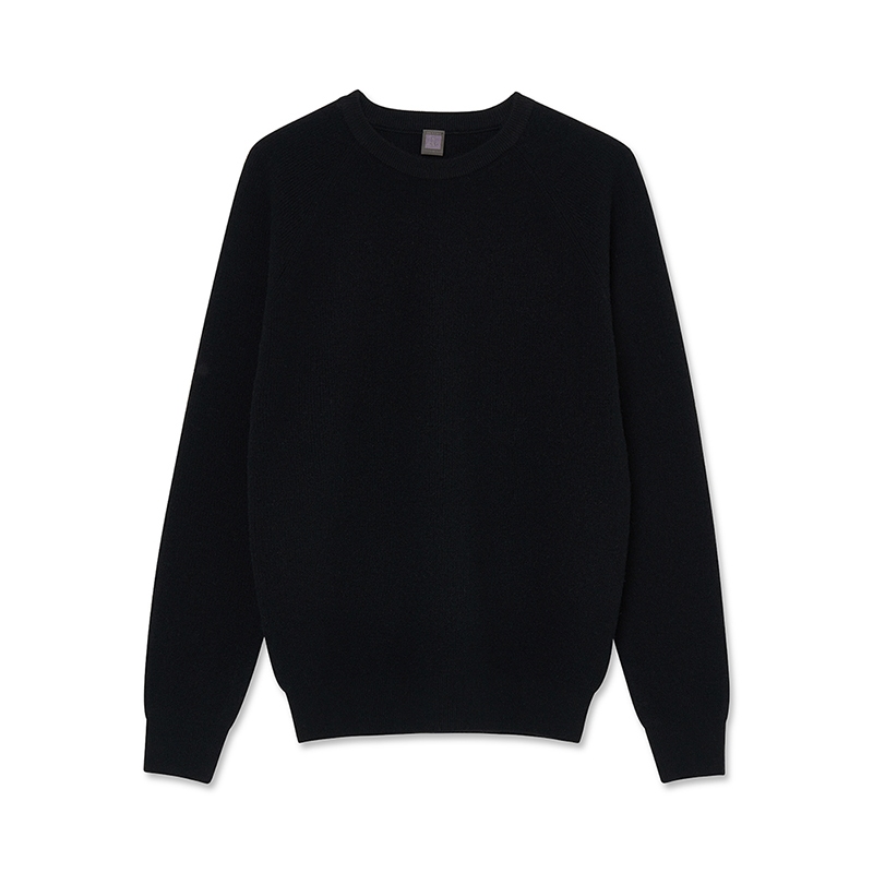 [이올로] Soft Raglan Crewneck Black - 블랙