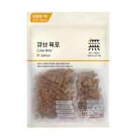 바우와우 무마진 큐브 육포 연어 800g