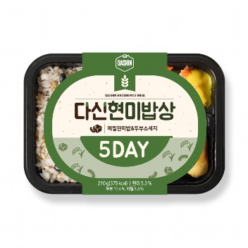 현미밥상 메밀현미밥&두부소세지 제품 이미지