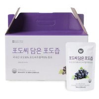 김재식헬스푸드 포도씨 담은 포도즙 100ml x 50개입