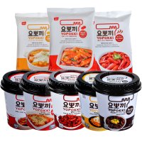 영풍 요뽀끼 8종 편의점 떡볶이 국민간식 매콤달콤 치즈 짜장