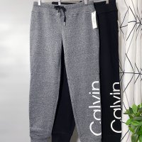 캘빈클라인 하프로고 기모 트레이닝 조거팬츠 2색 half logo fleece jogger pants in dhgrey pfbp7154