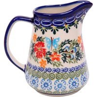 Polish Pottery Ceramika Boleslawiec 폴란드 밀크 저그 크리머