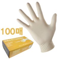 크린스킨 크린스킨 라텍스 장갑 노랑색 1box 100매