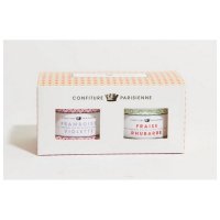 Confiture Parisienne 꽁피튀르 파리지엥 프랑스 산딸기 바이올렛 딸기 루바브 잼 100g 2종 세트 200g